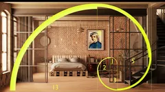 Der Goldene Schnitt in der Innenarchitektur: einfache Tricks, die die Wirkung eines Raumes sofort verändern